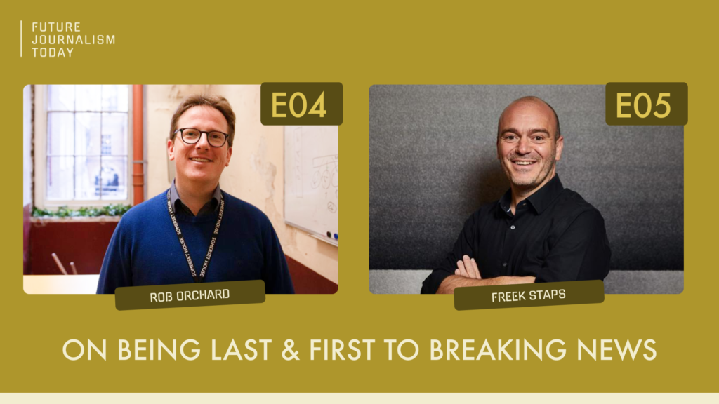 Being first and last to breaking news